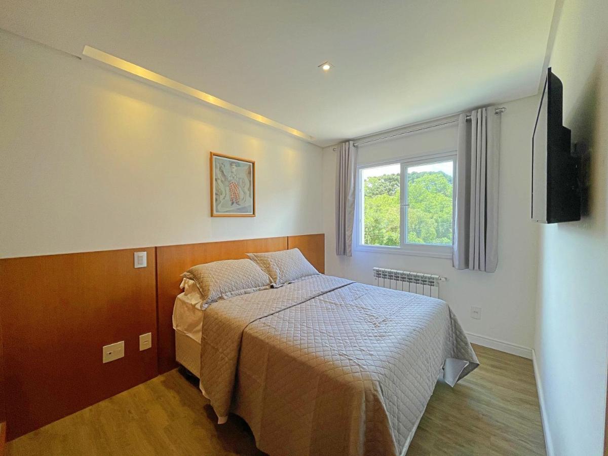 No Coracao De Gramado, A 350M Da Rua Coberta! Apartment Bagian luar foto